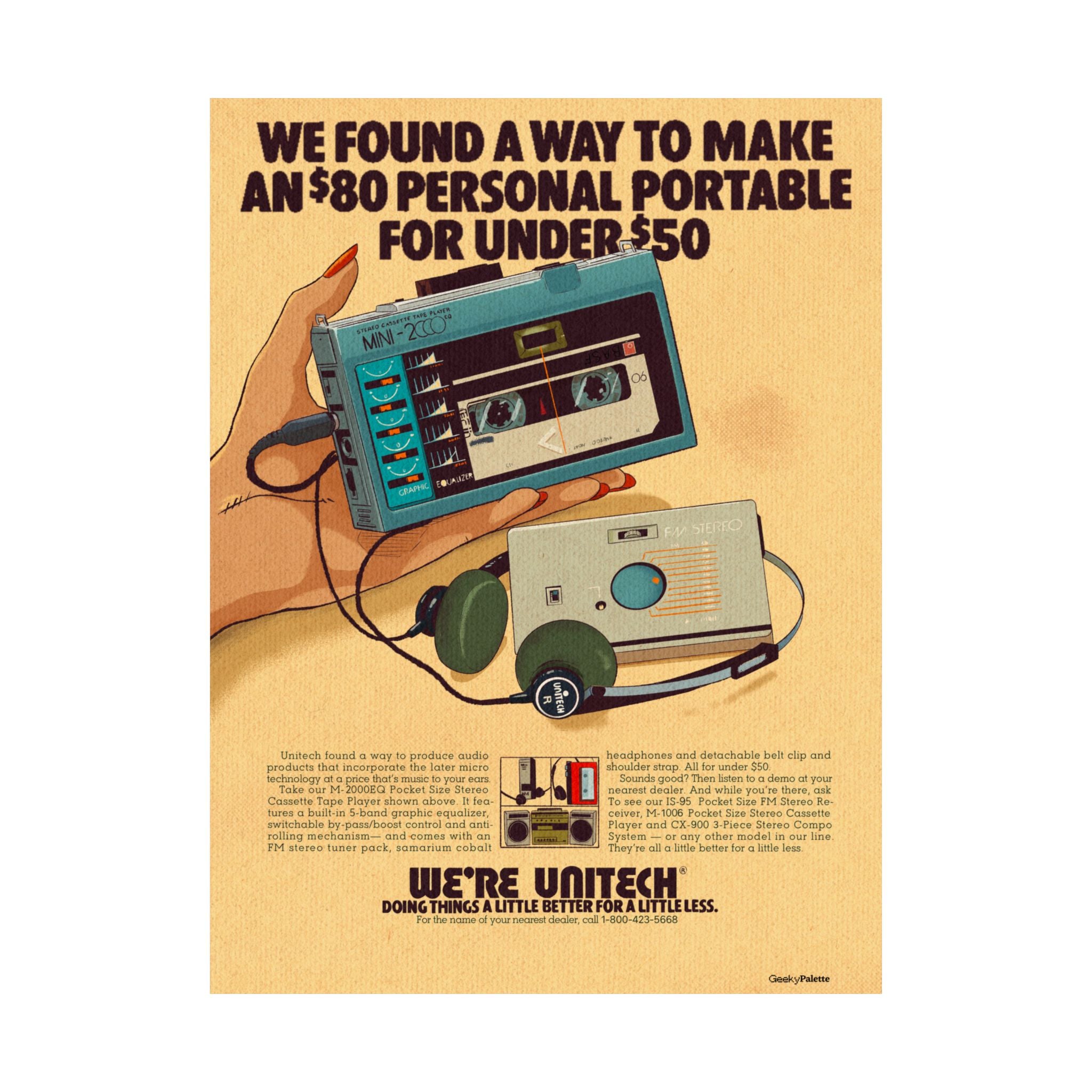 Unitech Vintage Audio Poster