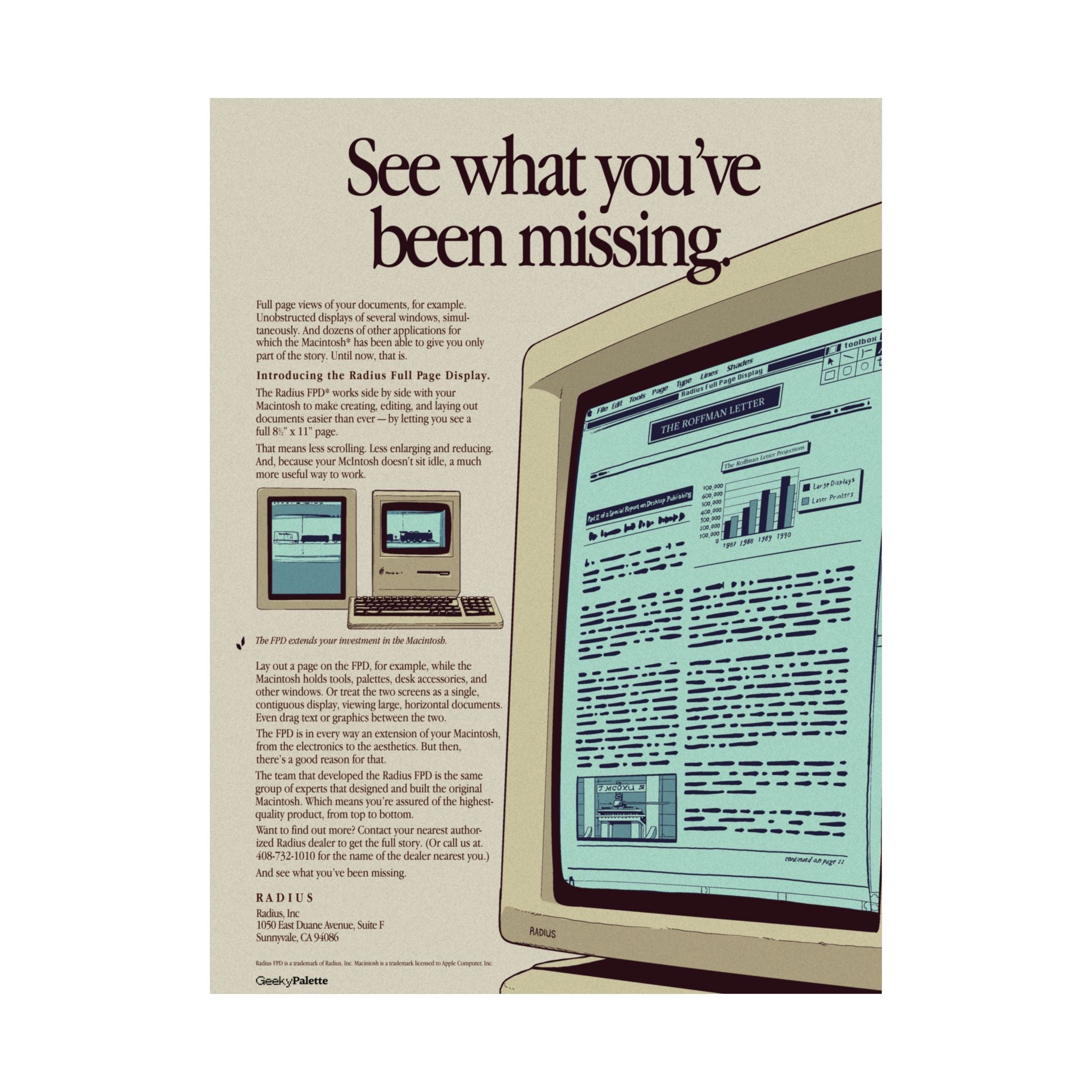 What have you been missing Retro Tech Poster