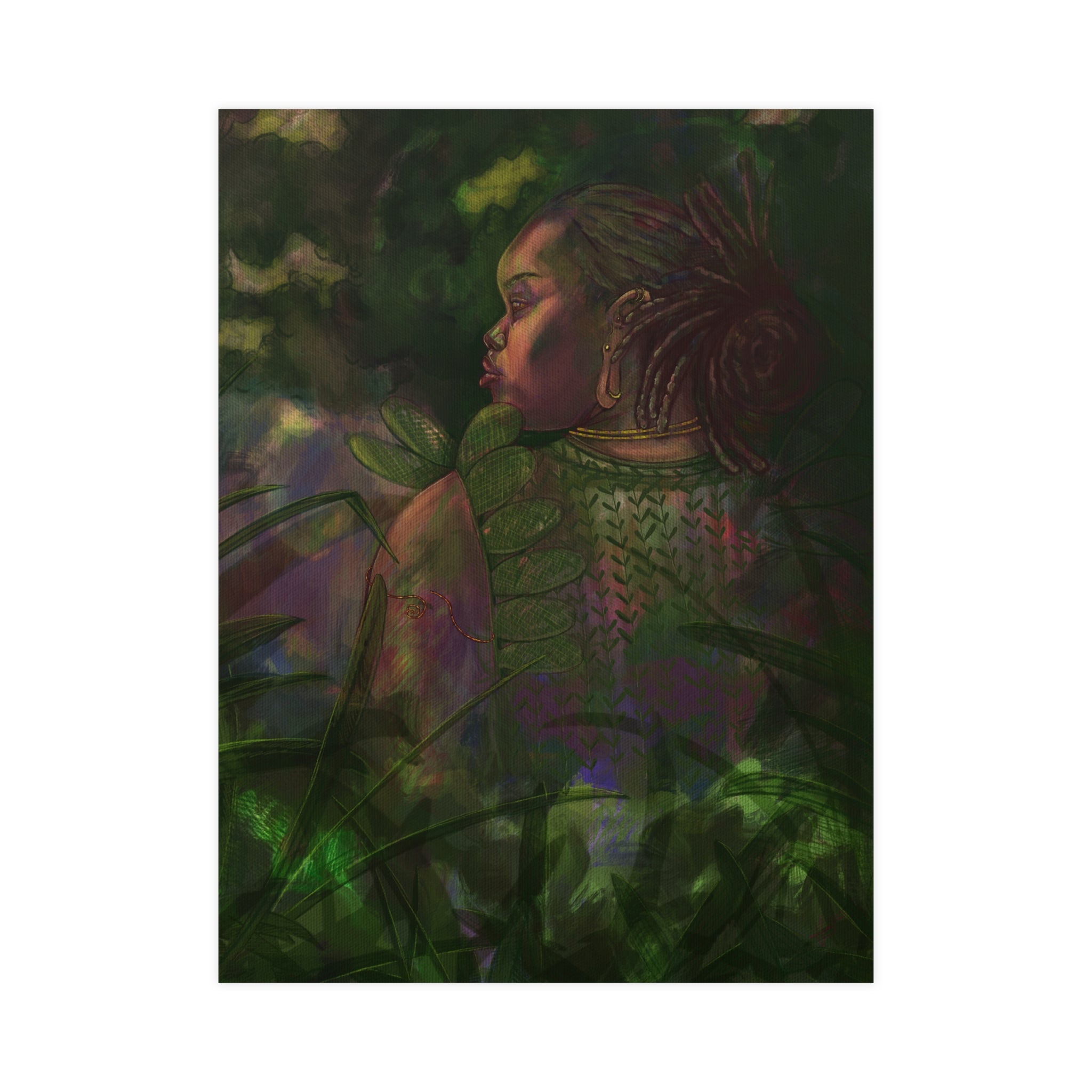 "Foliage Goddess" Print