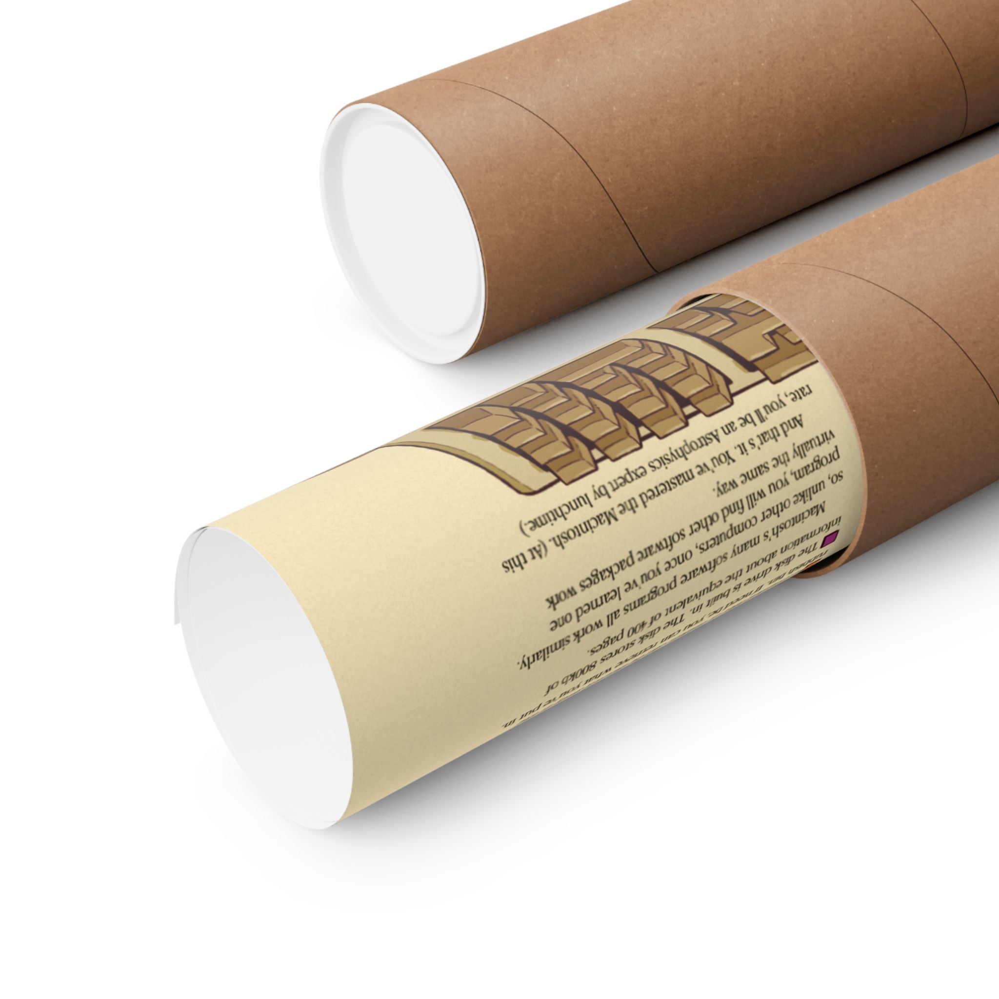 Master It Tech Retro Computer Poster