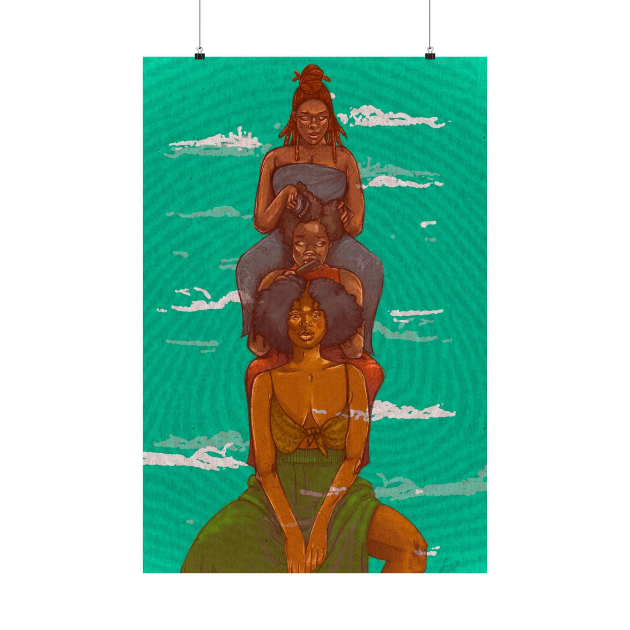 "Totemic Embrace" Print