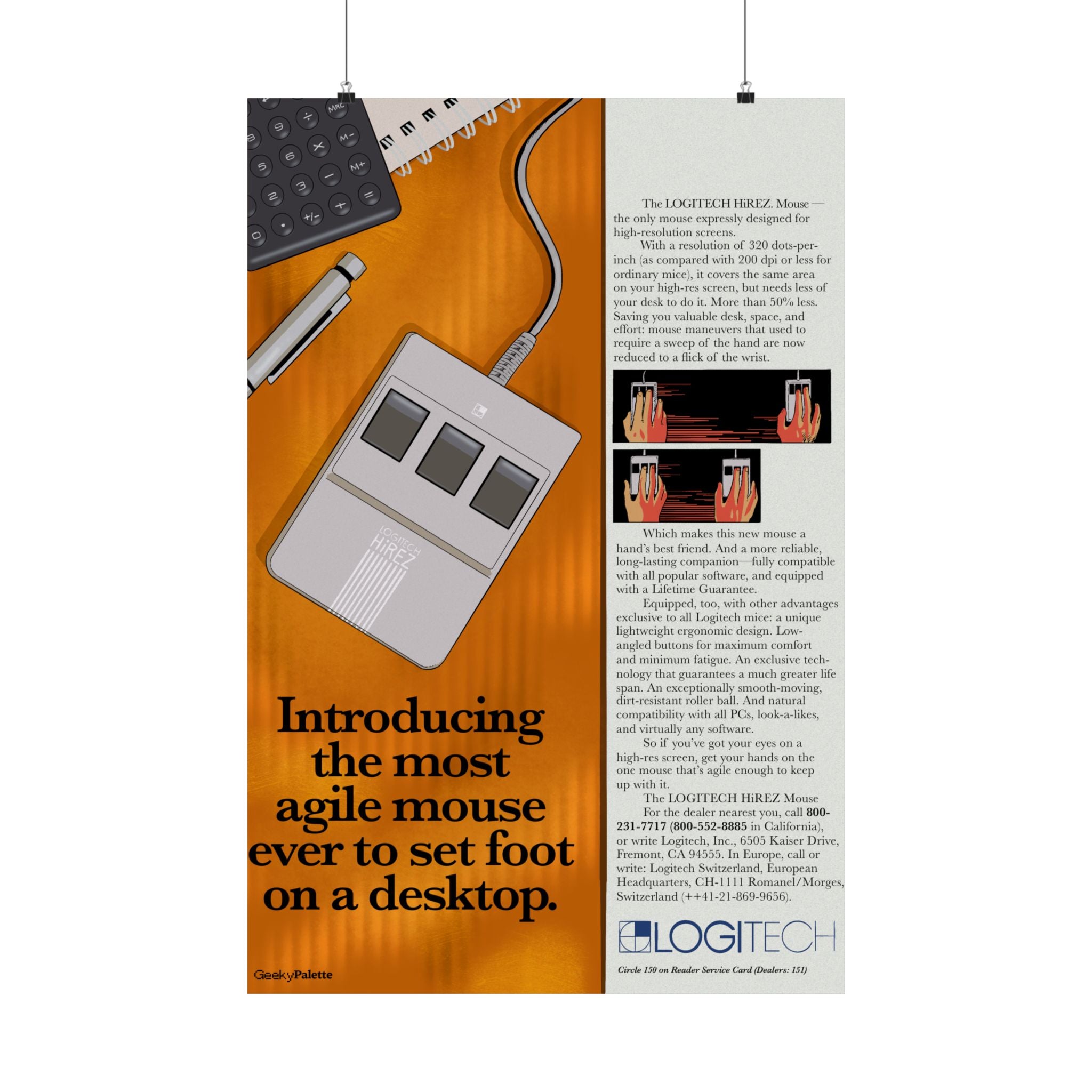 Logitech Tech Poster