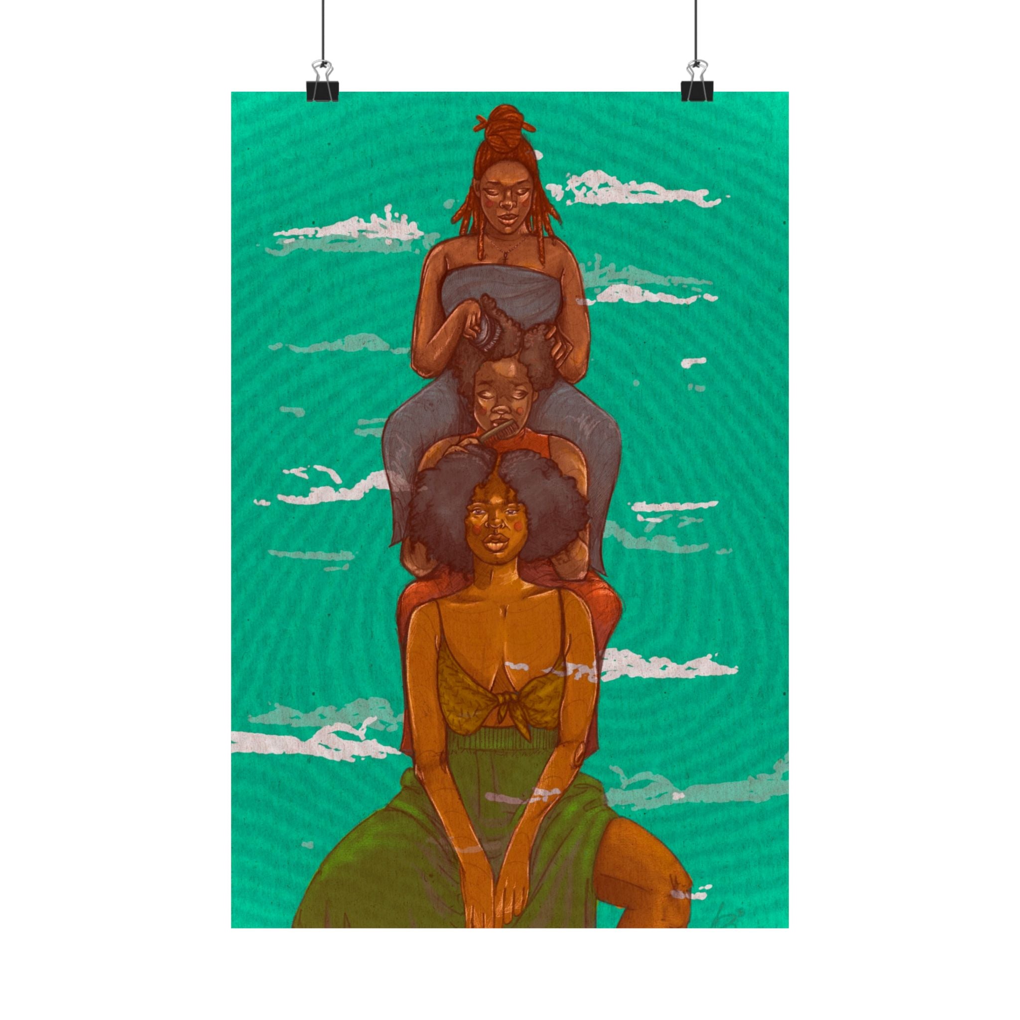 "Totemic Embrace" Print