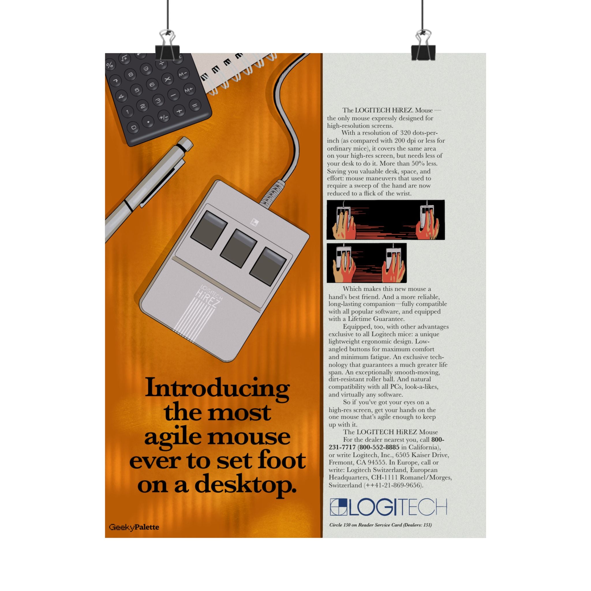 Logitech Tech Poster