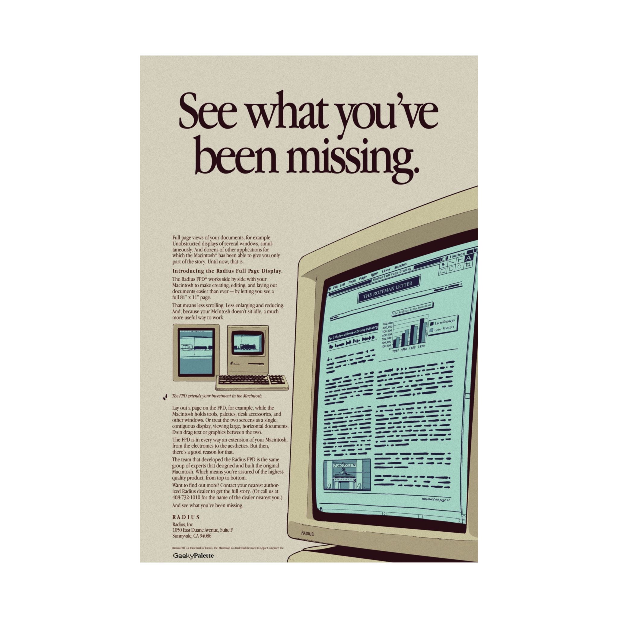 What have you been missing Retro Tech Poster