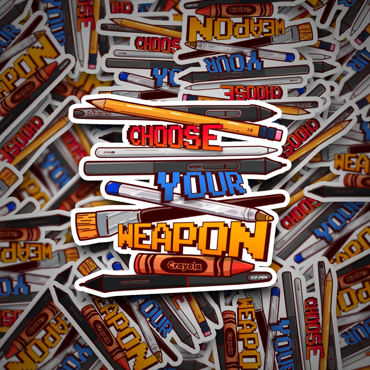 Choose Your Weapon Stickers