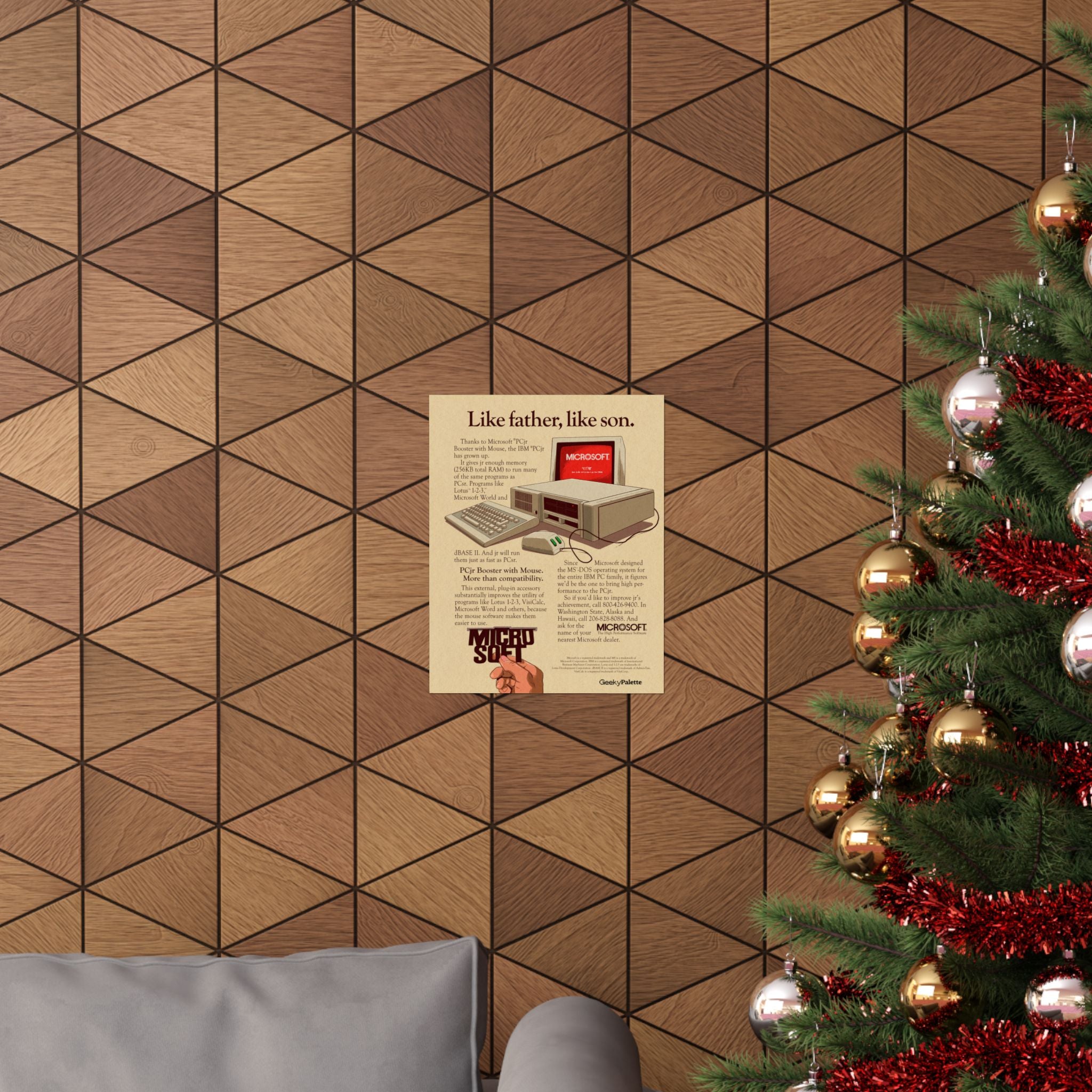 Like Father, Like Son IBM PC Jr Poster