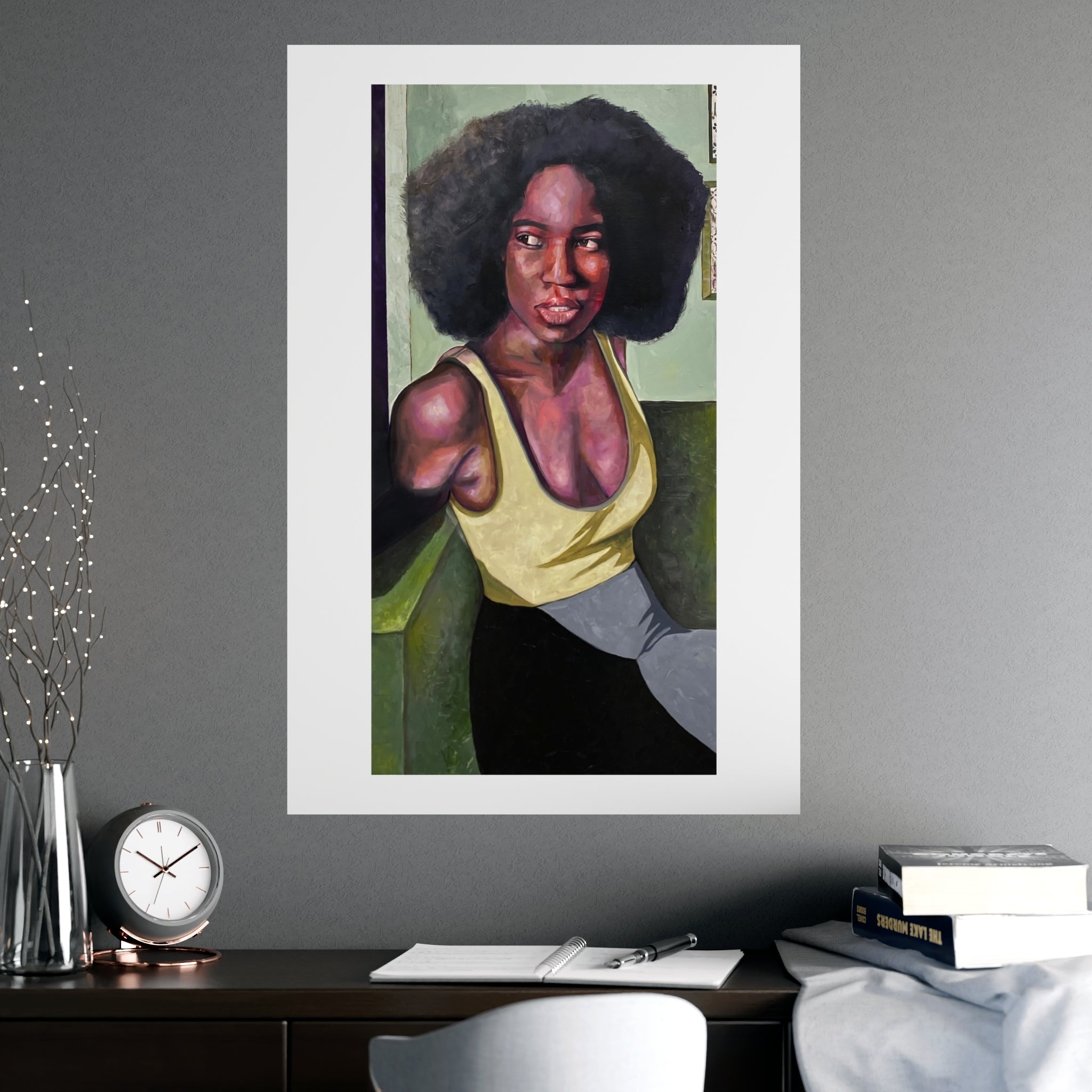 "Green Girl" Art Print