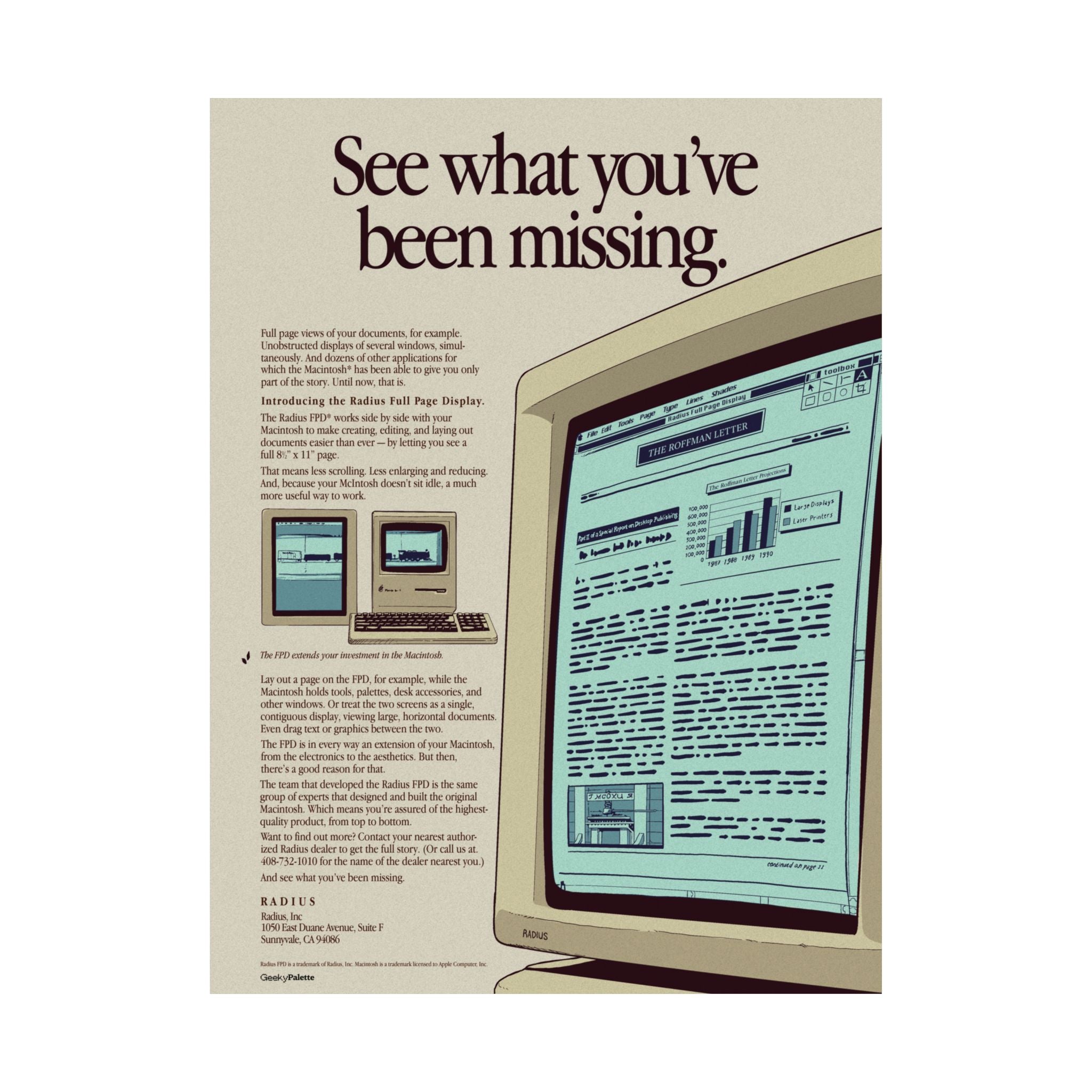 What have you been missing Retro Tech Poster
