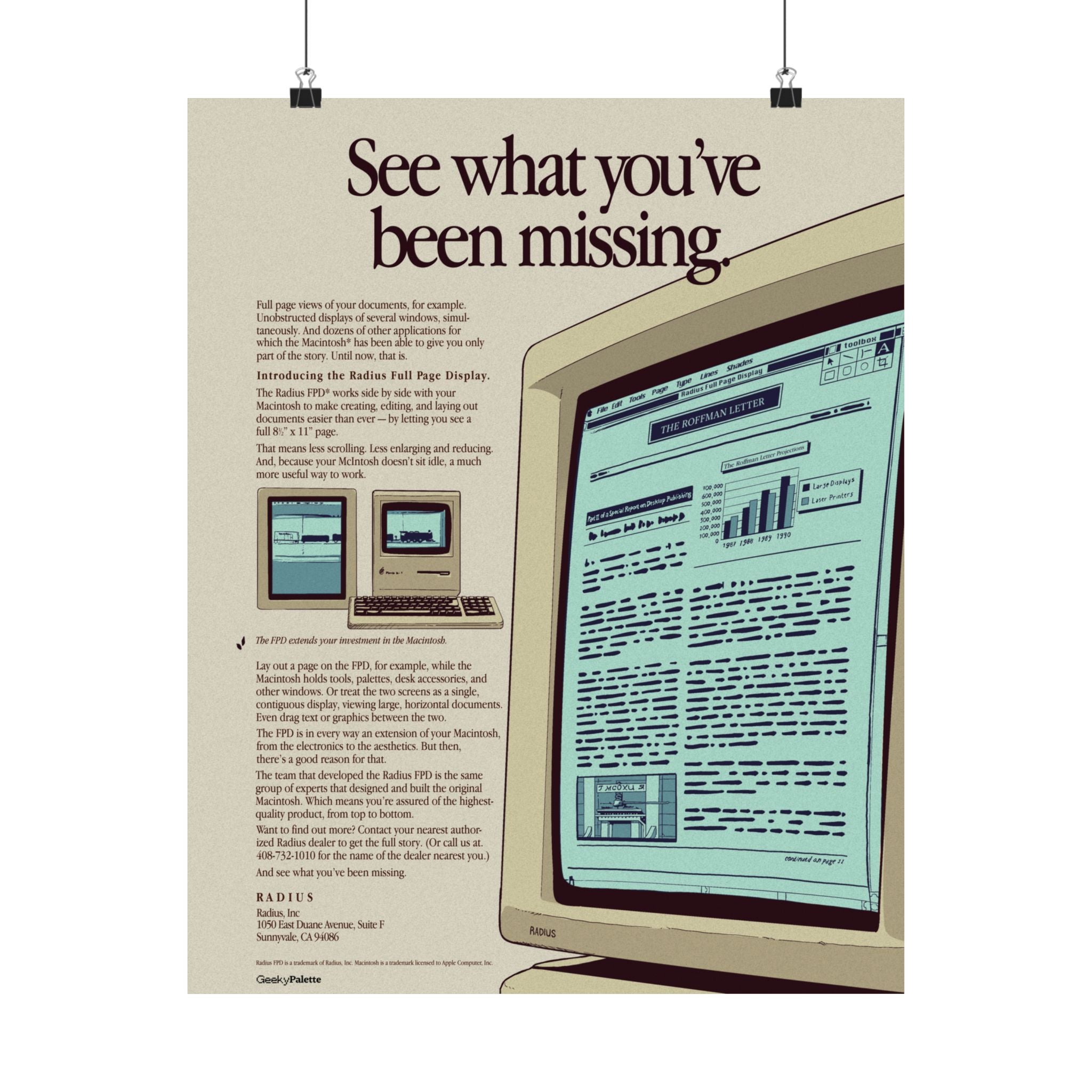 What have you been missing Retro Tech Poster