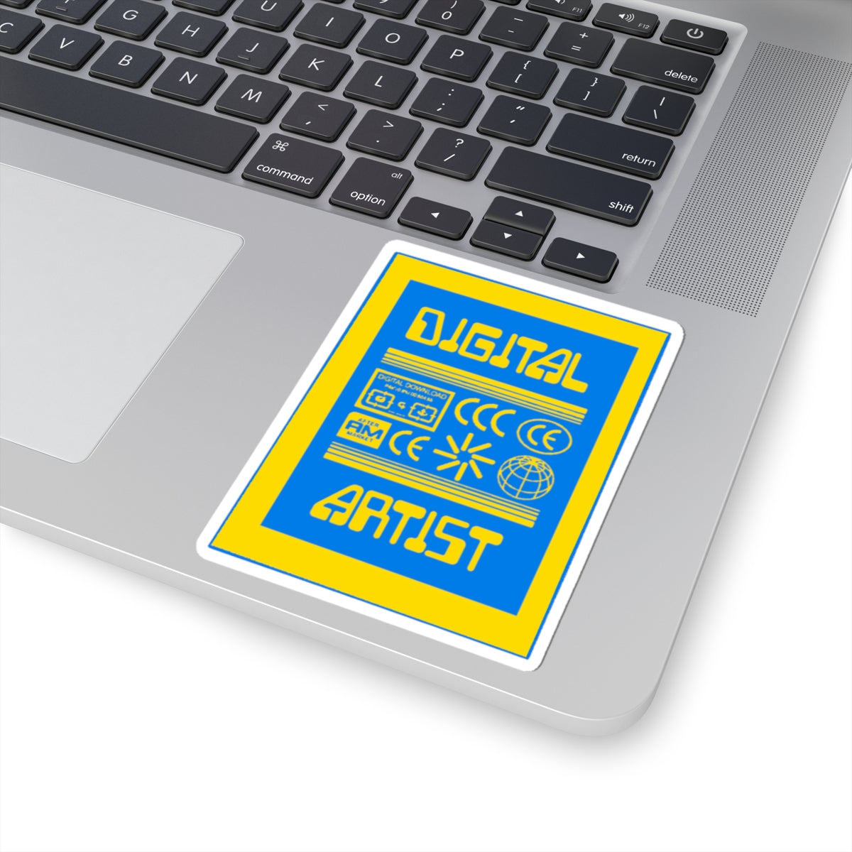 Digital Artist Retro Tech Sticker