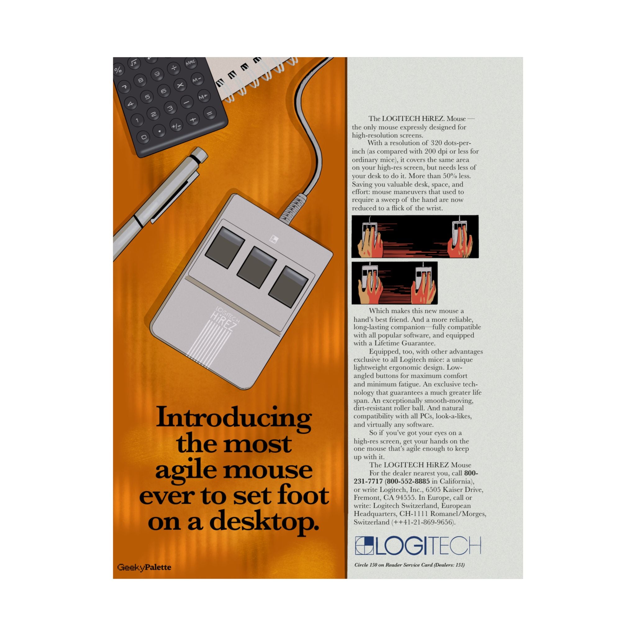 Logitech Tech Poster