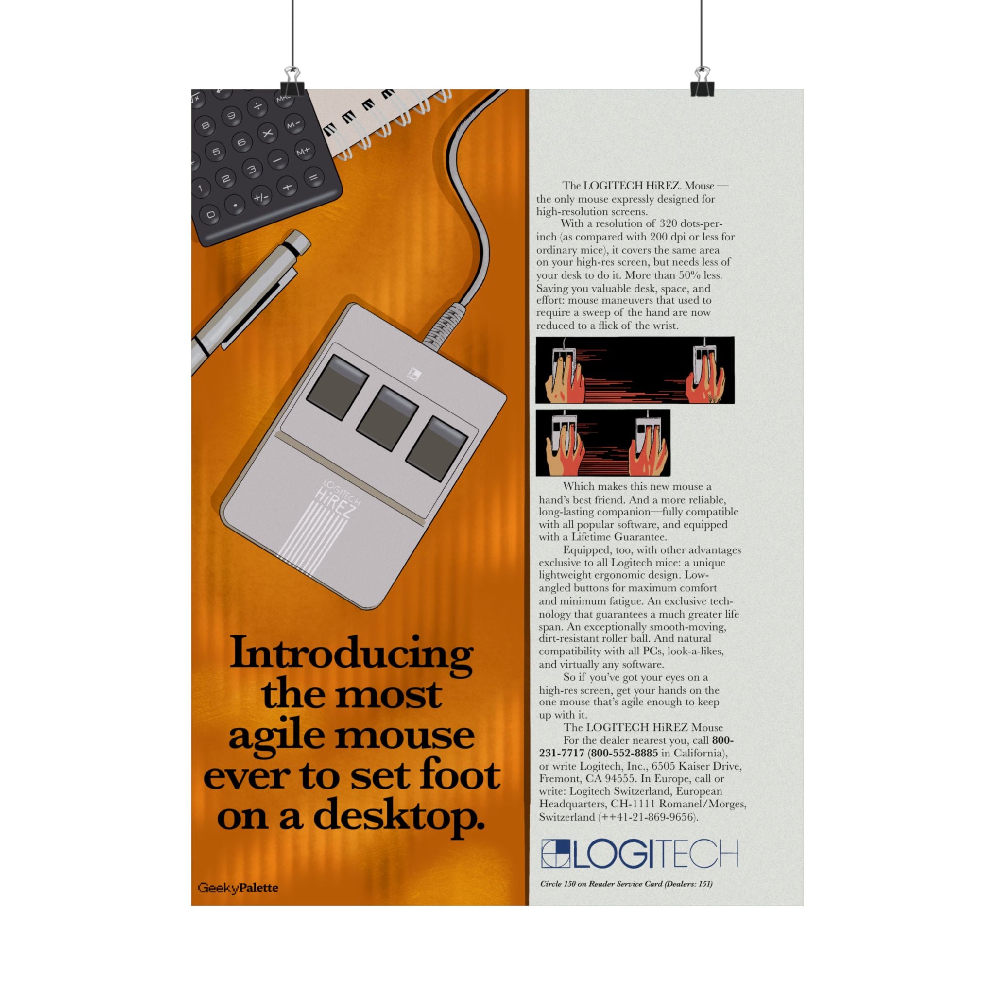 Logitech Tech Poster