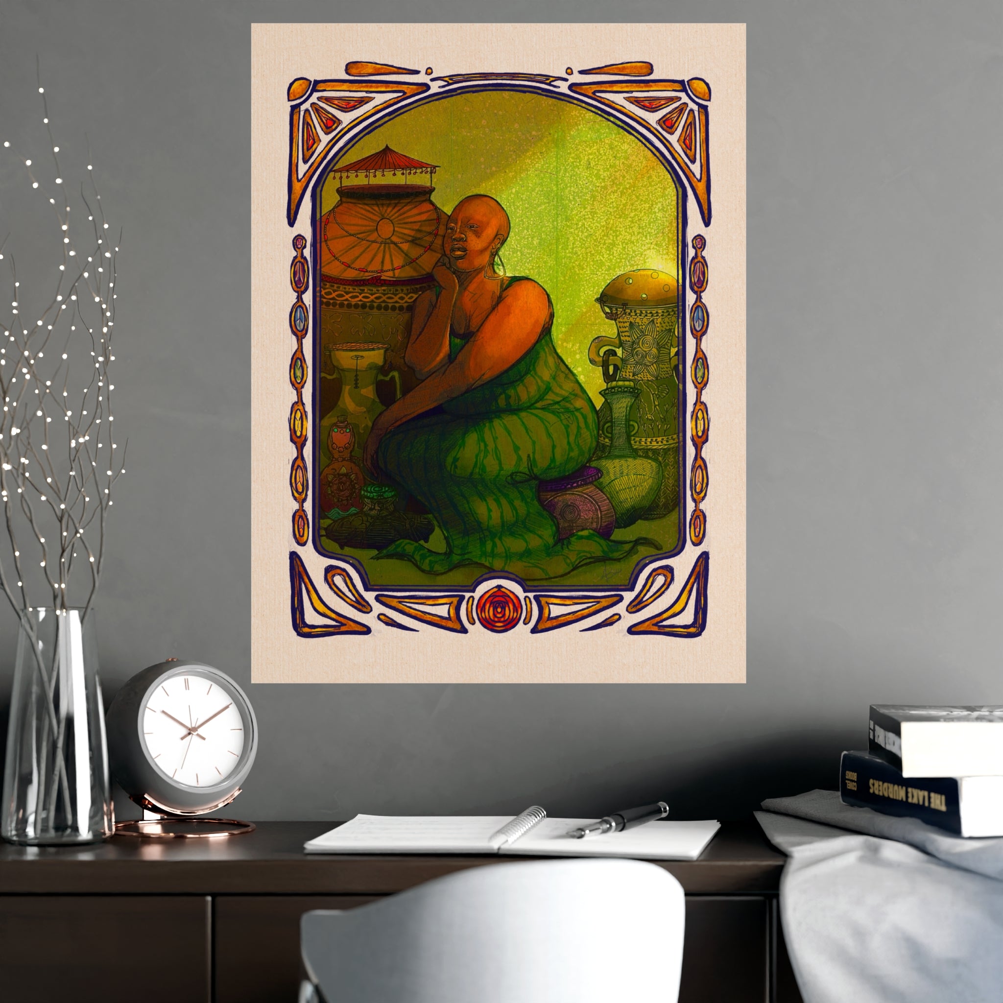 Seated By The Jars Of Life