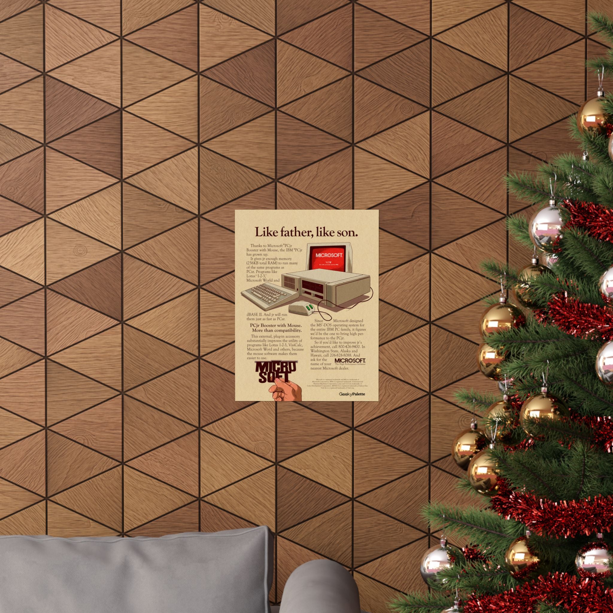 Like Father, Like Son IBM PC Jr Poster