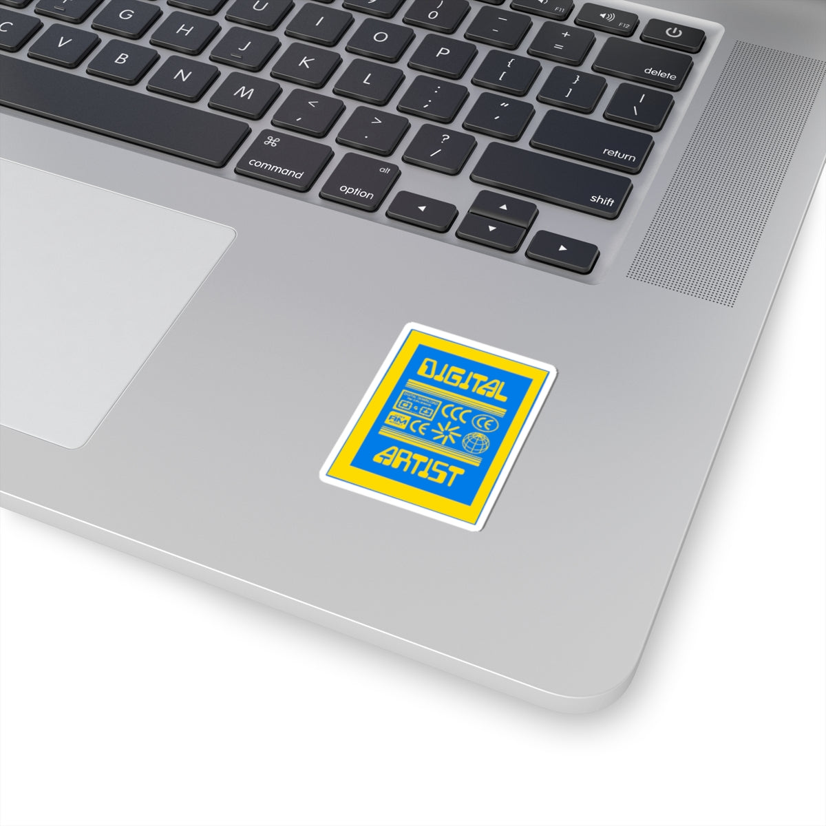 Digital Artist Retro Tech Sticker