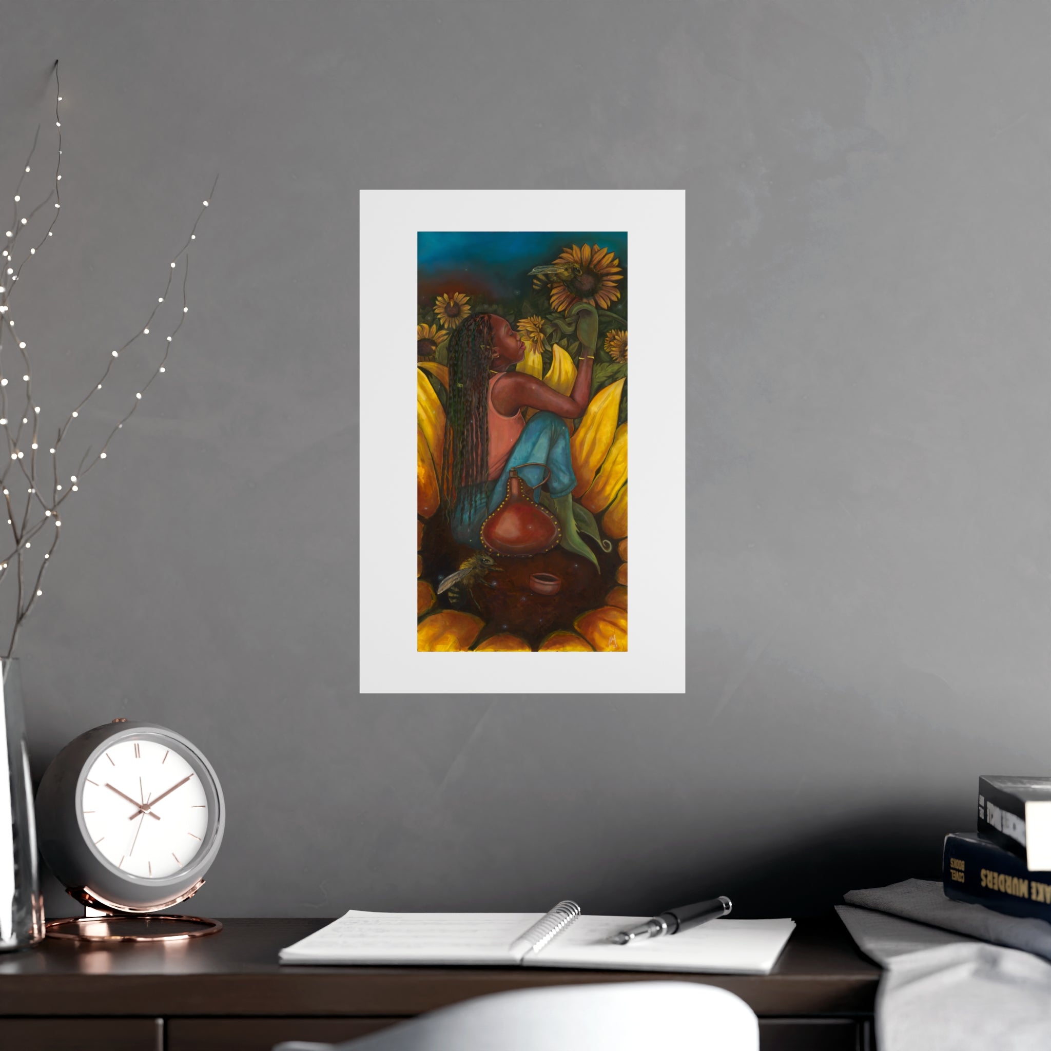 Sunflower Embrace Fine Art Print