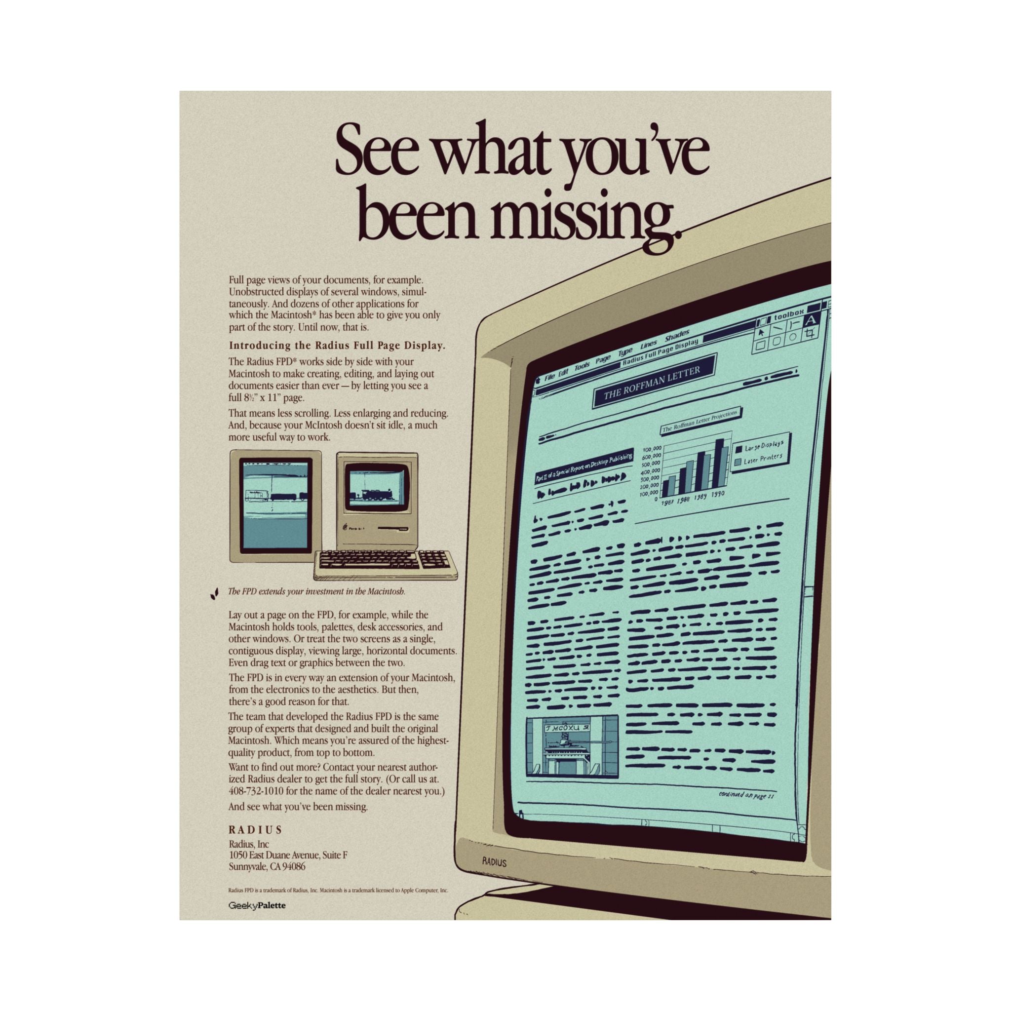 What have you been missing Retro Tech Poster
