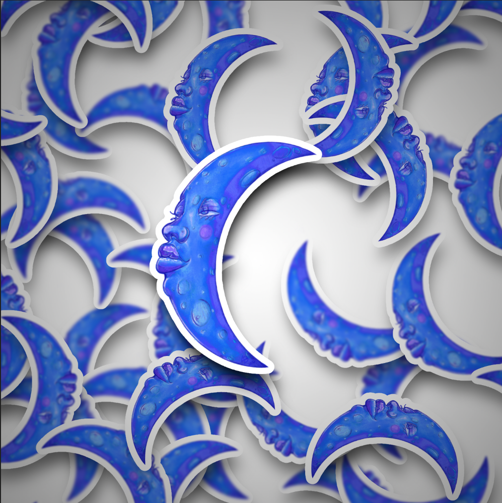 Moon Goddess Sticker