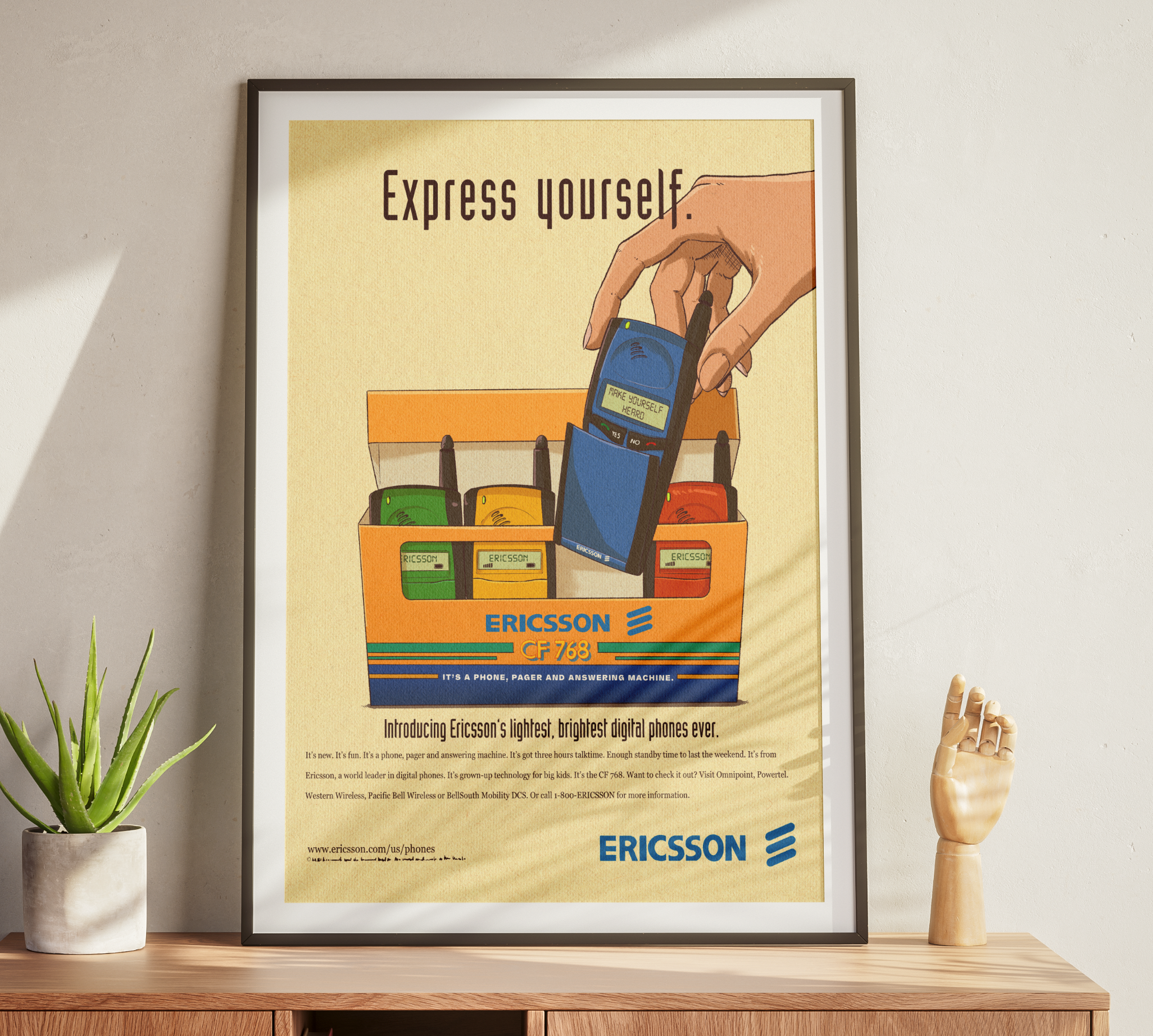 Express yourself Ericsson Poster