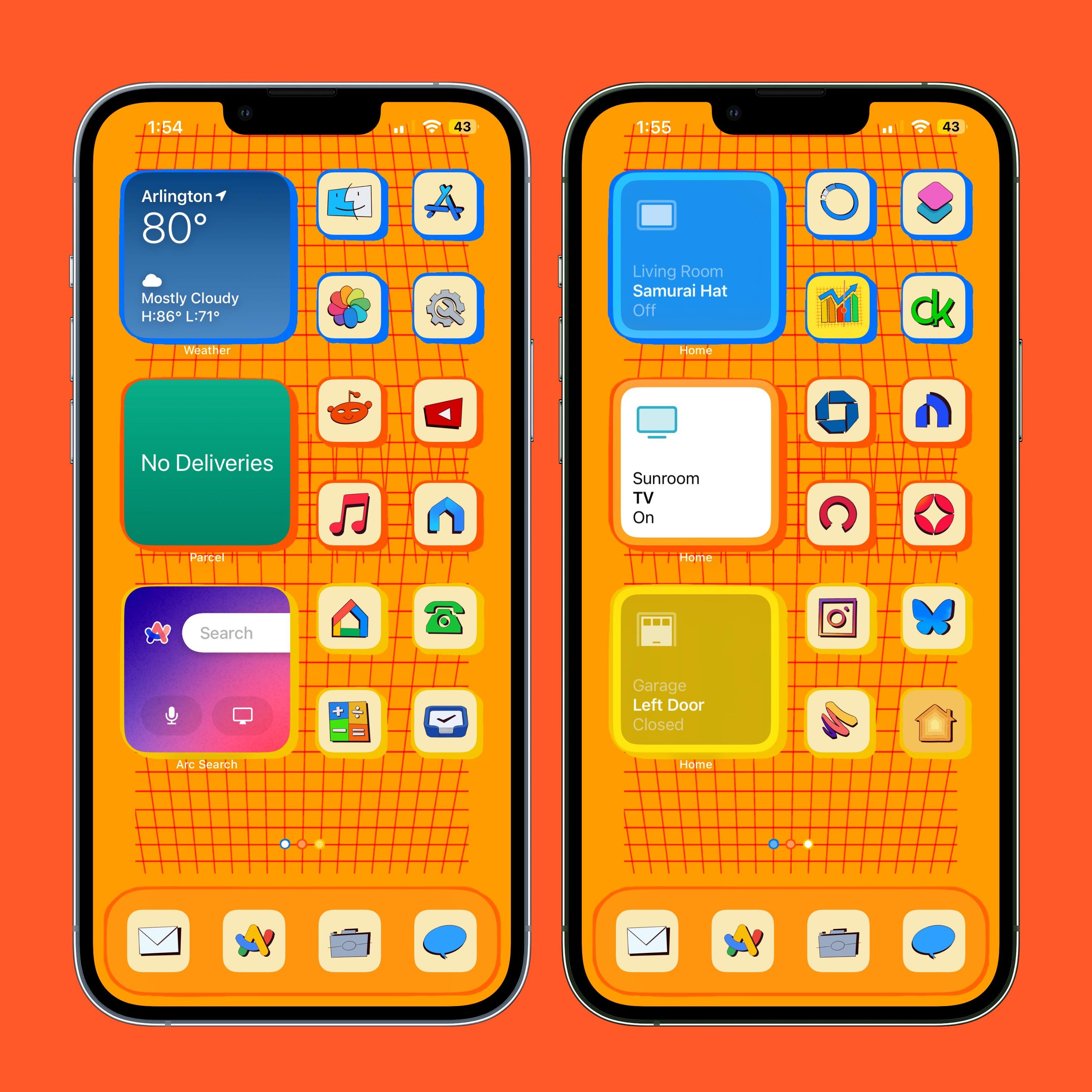 SKETCHY Colorful iOS Icon Pack