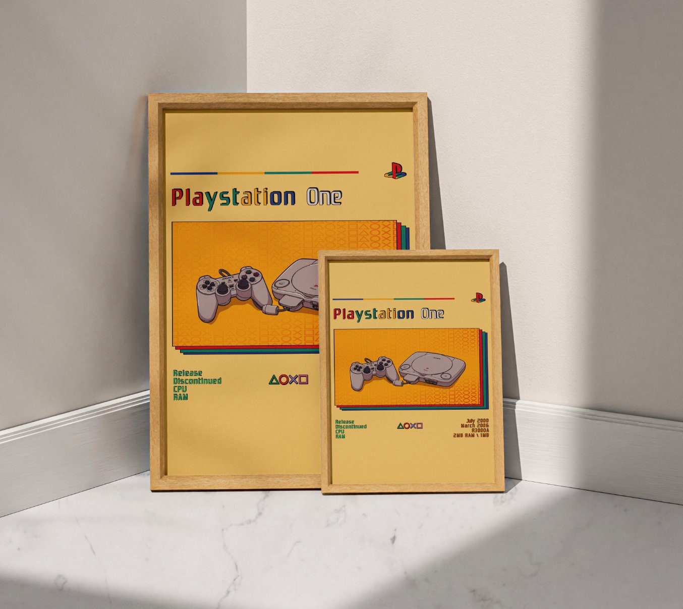 Play Station Retro Posters 0-Vita