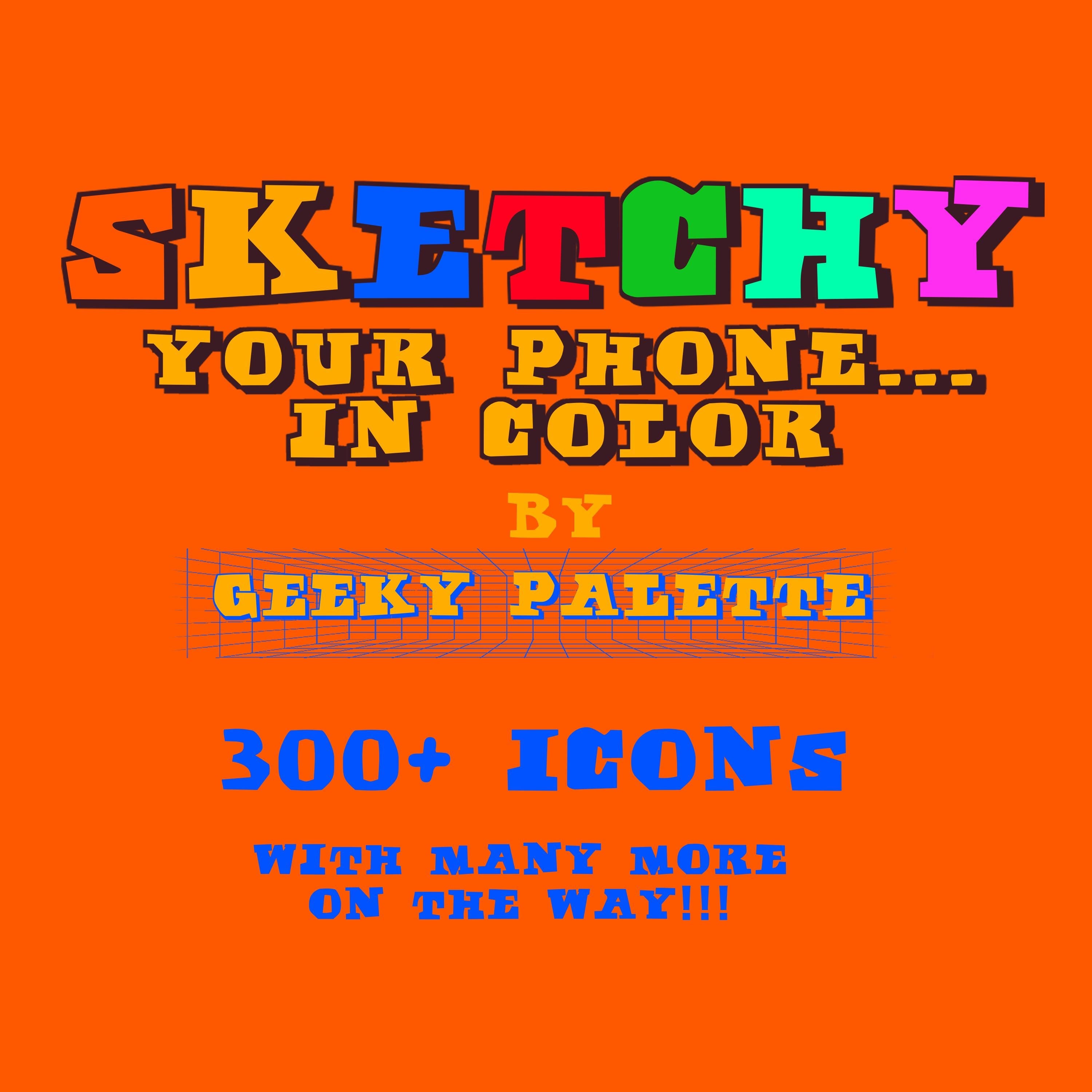 SKETCHY Colorful iOS Icon Pack