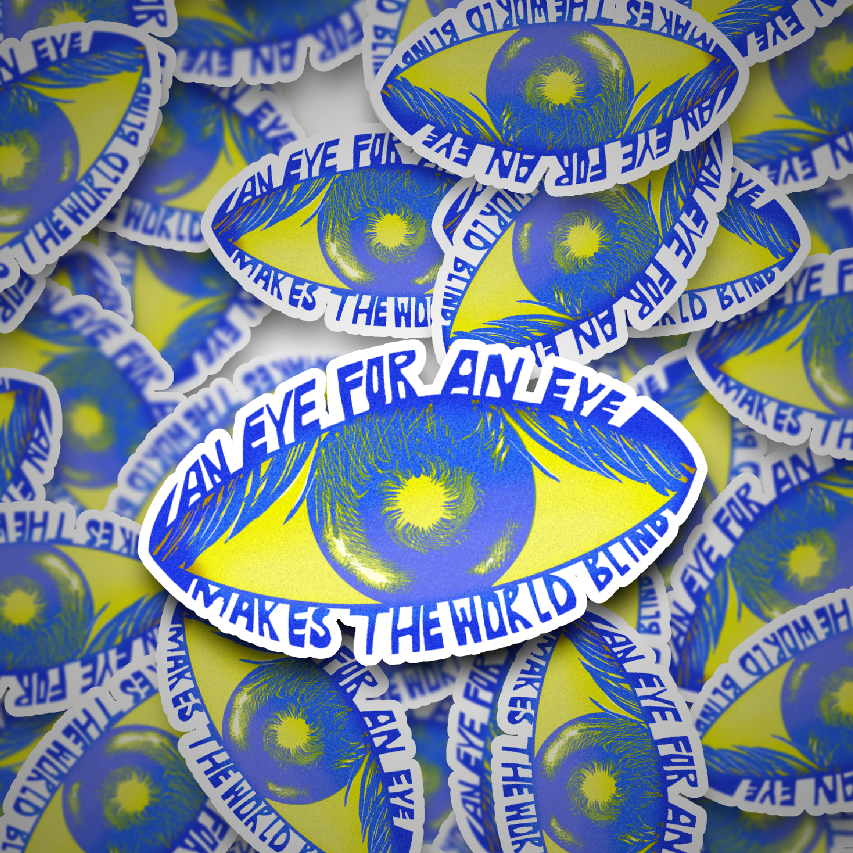 "An Eye for An Eye" sticker